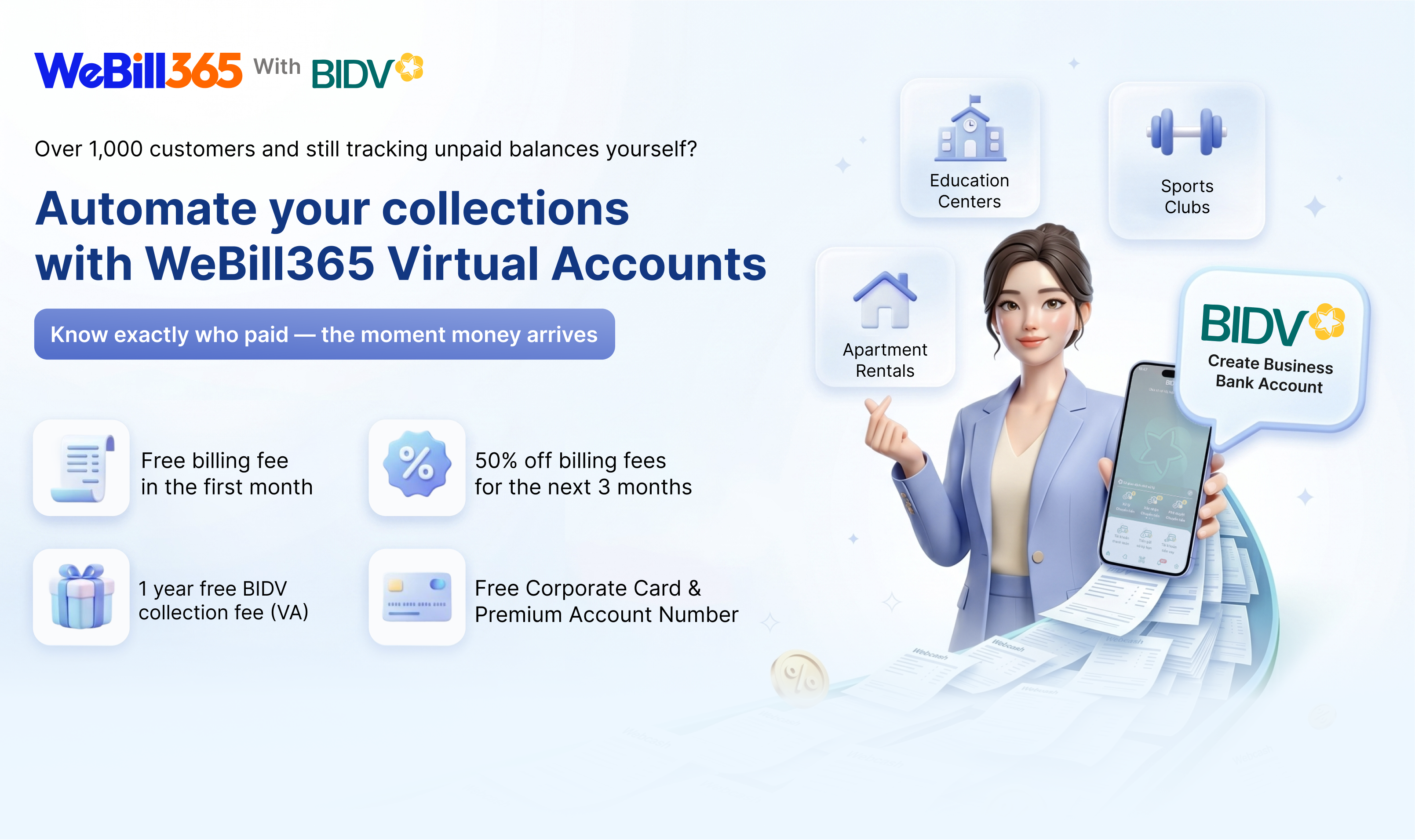 WeBill365 with BIDV